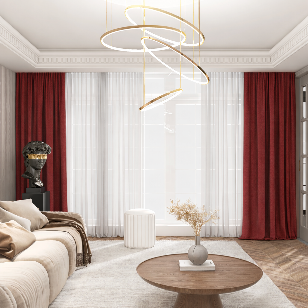 Draperie catifea simpla ROSU BURGUND - V37