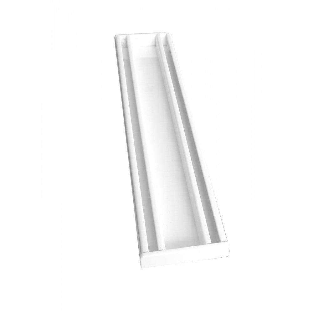 SINA ALUMINIU LM ALB 2 CANALE, 400 CM