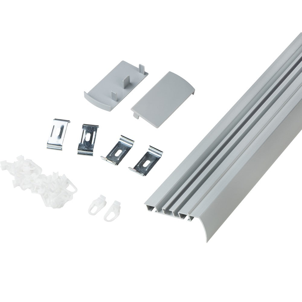 SET SINA ALUMINIU EVO-M ARGINTIU PERLA 150 CM