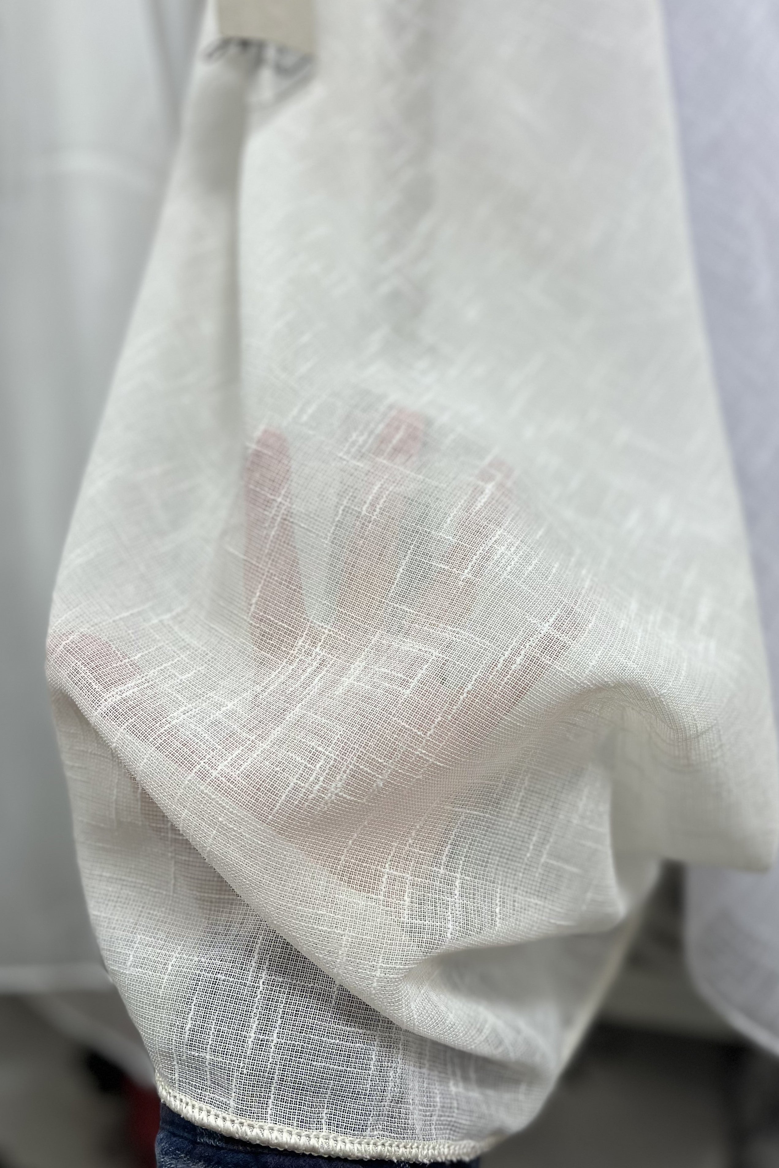 Perdea In Jacquard - Crem