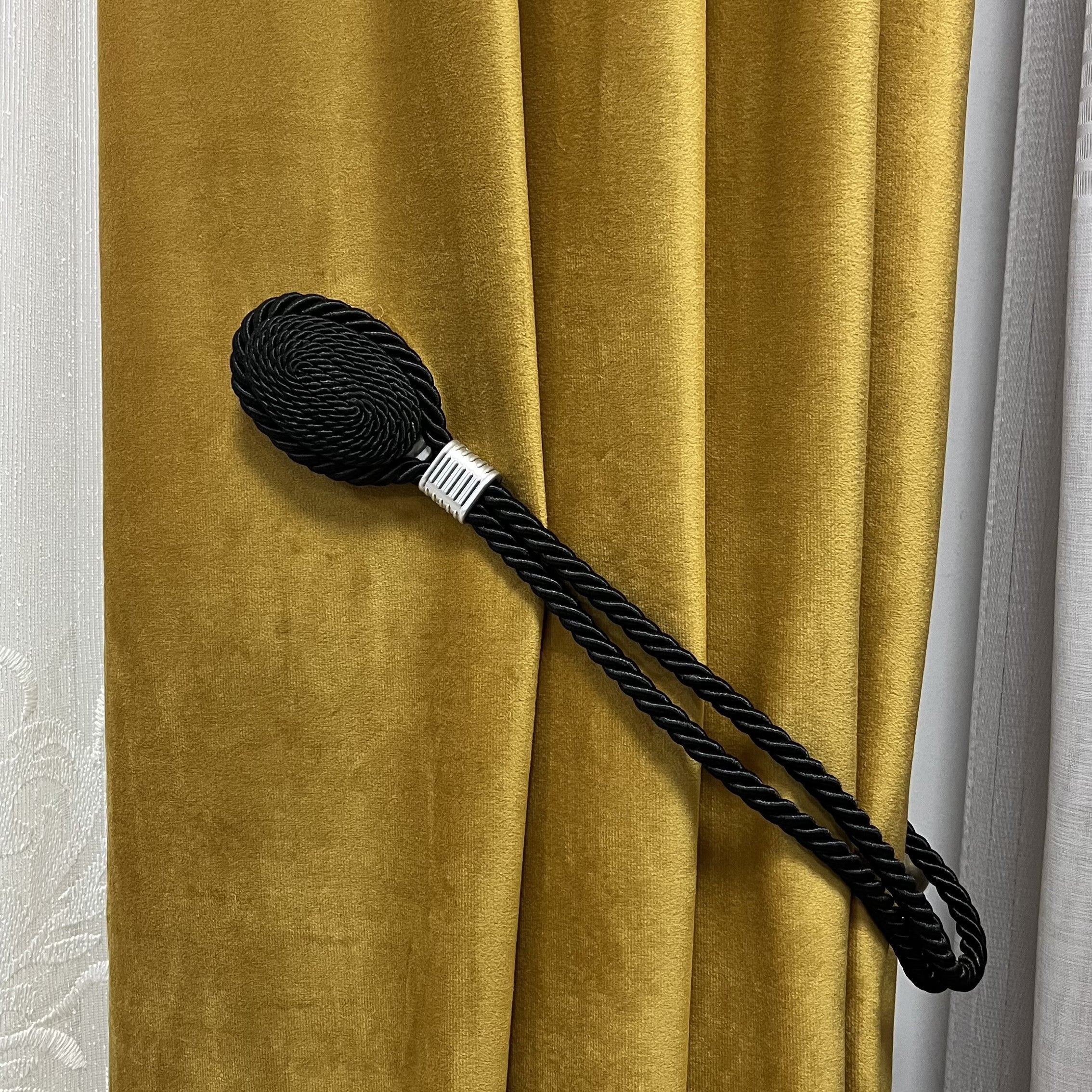Magnet prindere perdea NEGRU