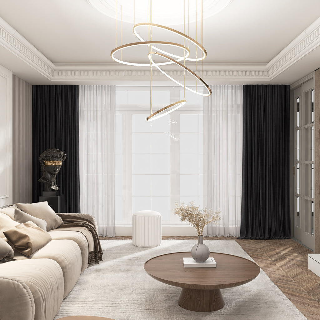 Draperie catifea simpla NEGRU - V506