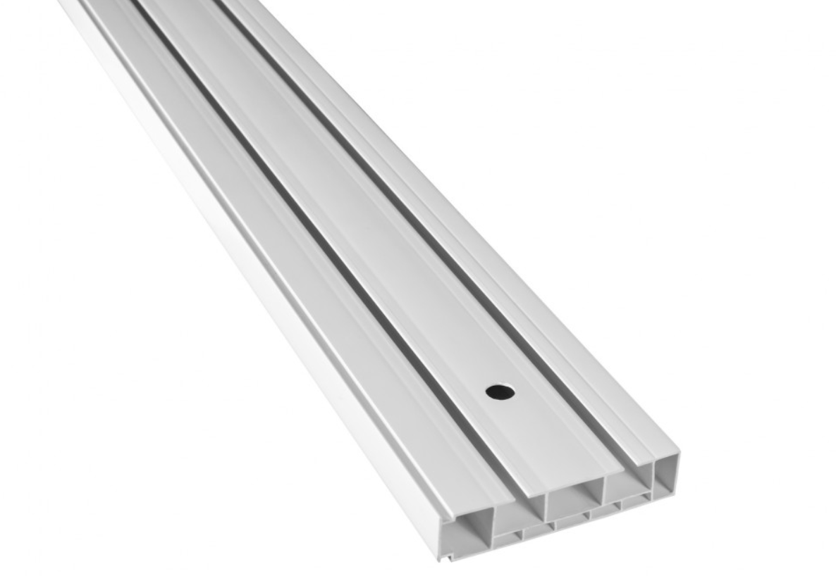 SINA TAVAN BM, 2 CANALE, PVC, ALB 120CM